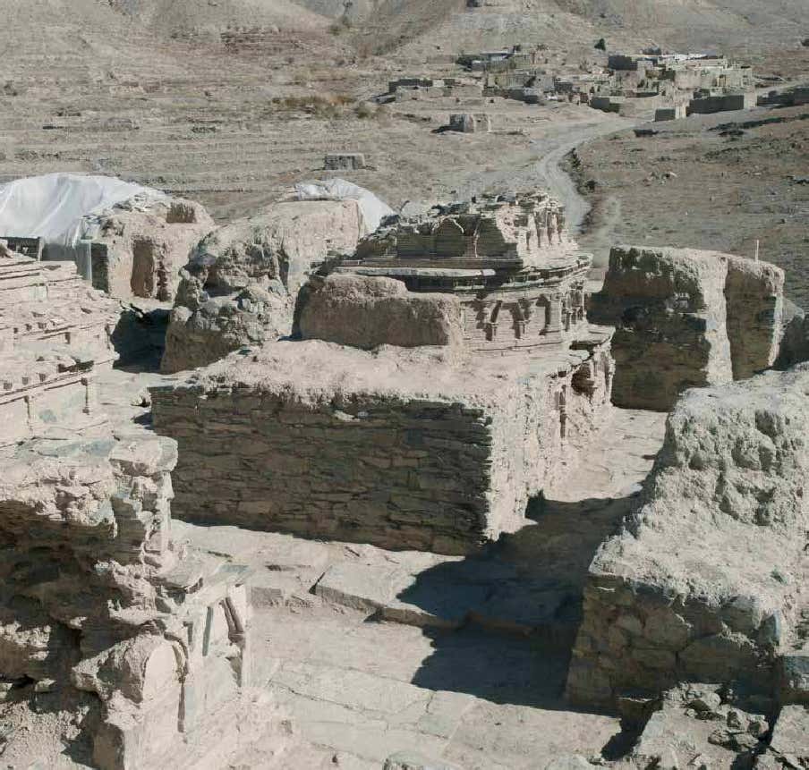 考古学家发现了大量的寺院遗址。资料图