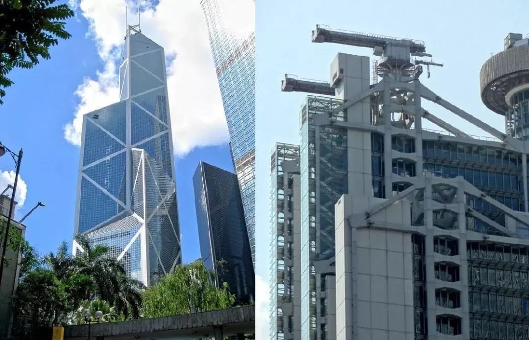 直到中银建成之后,汇丰银行业绩大退,股票大跌.