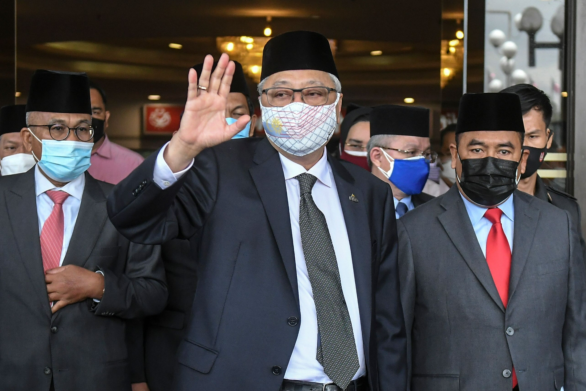 当地时间2021年8月19日，马来西亚吉隆坡，巫统副主席伊斯梅尔·萨布里出发和最高元首会面。图/IC photo