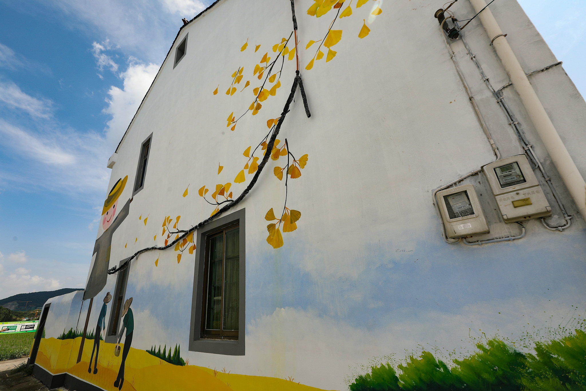 稻田丰收上老墙 农文旅产业融合升级