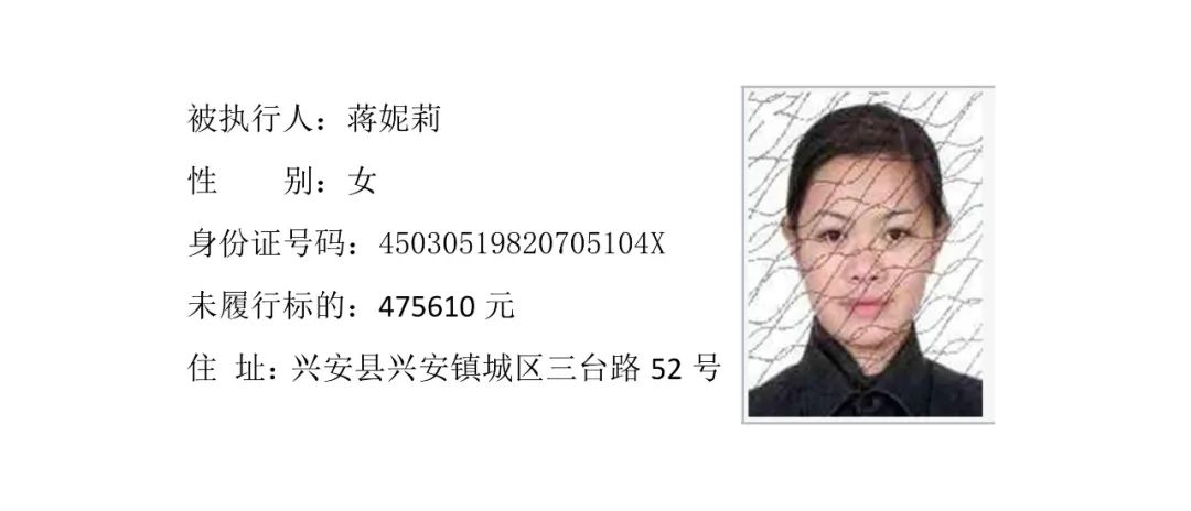 广西桂林12名"老赖"被曝光,发现请举报!