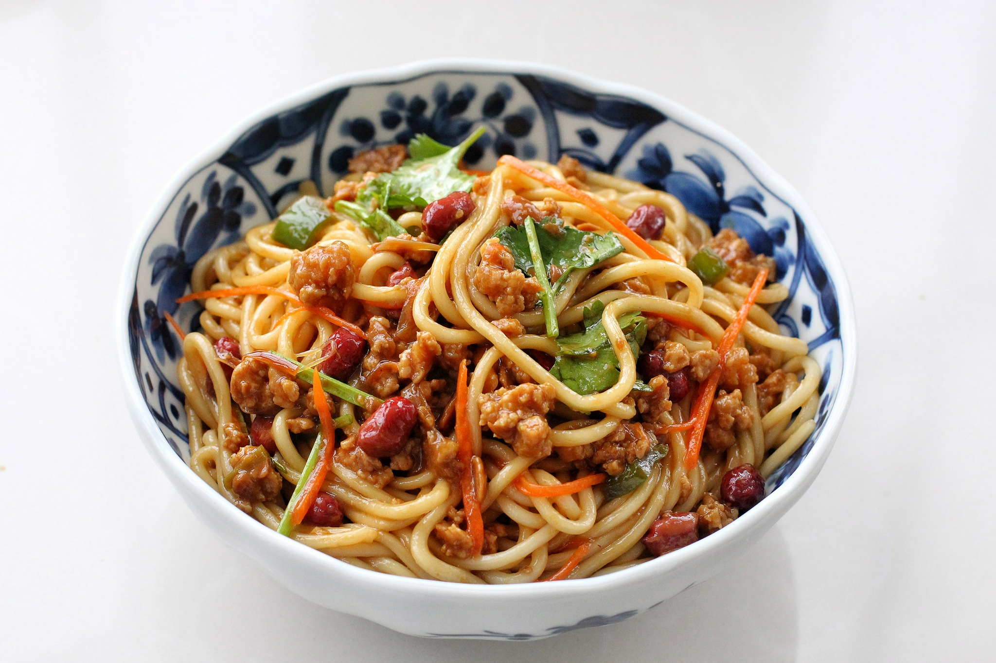 美味的豇豆肉酱拌面的做法!