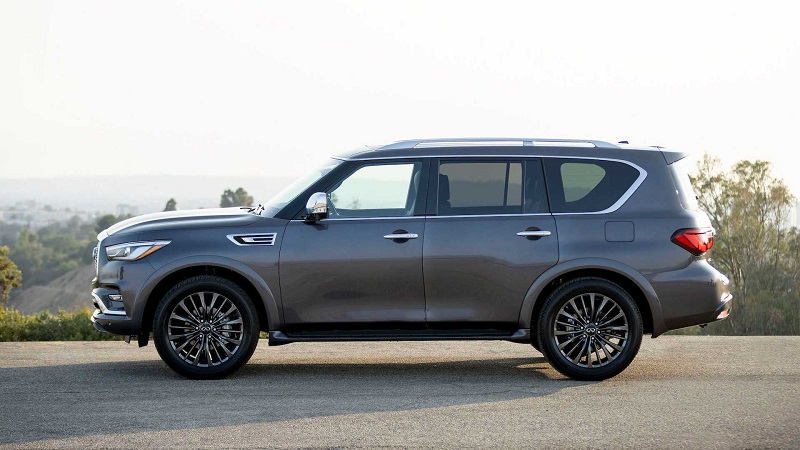 搭载56lv8发动机2022款英菲尼迪qx80官图发布