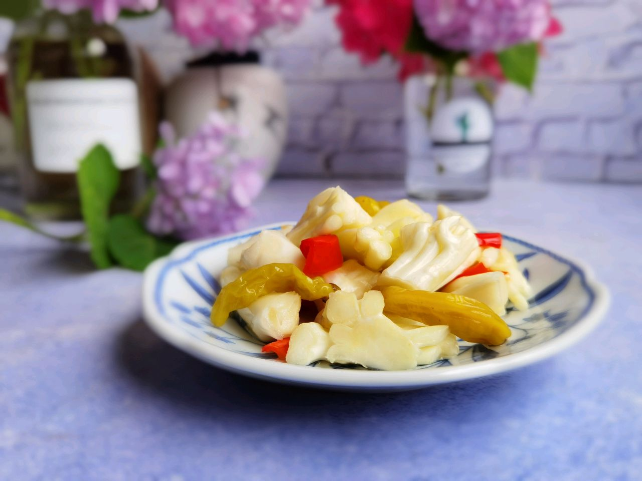 变废为宝,清爽嘎嘣脆的泡花菜梗,美味好吃