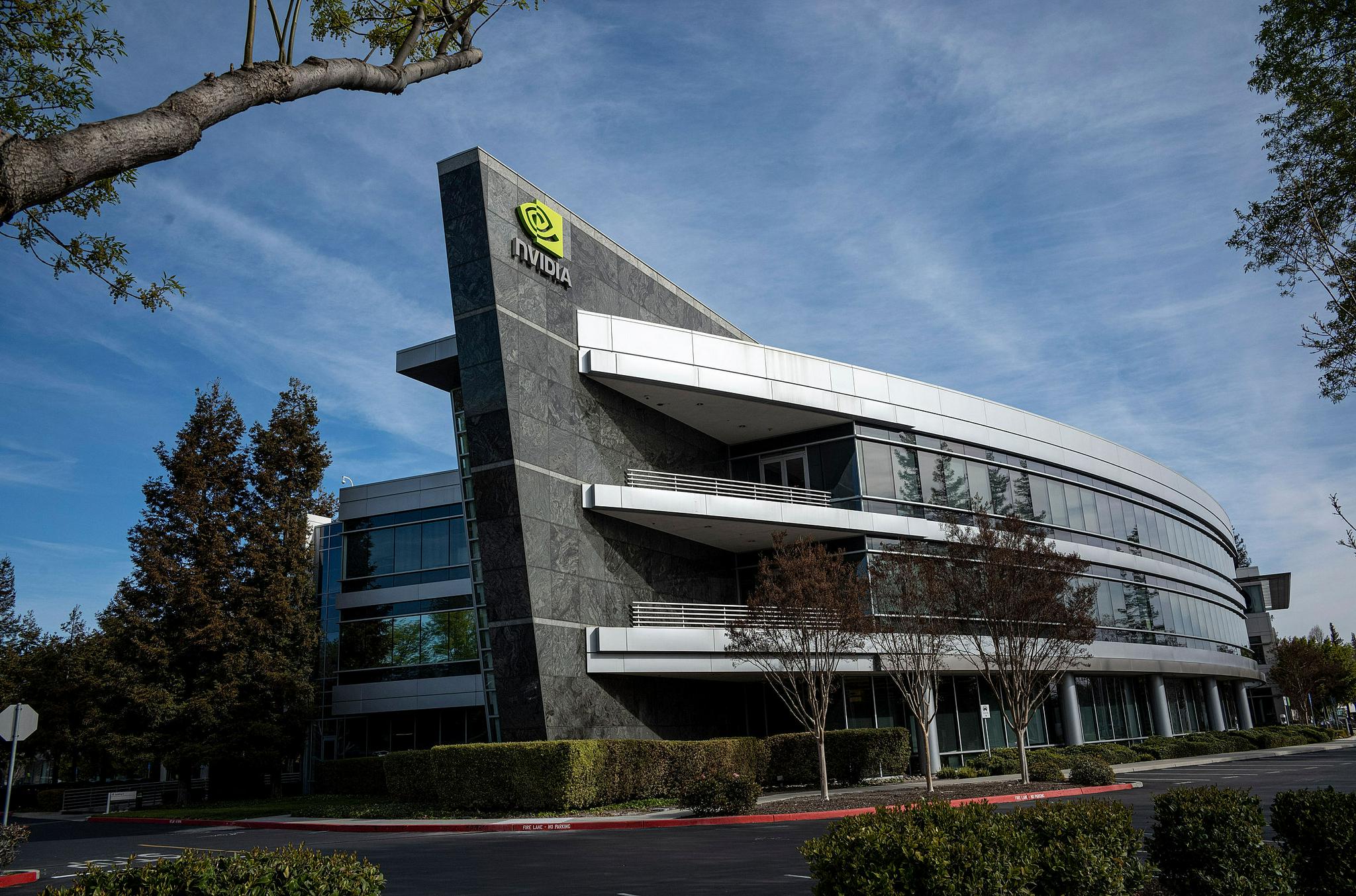 位于美国加州的英伟达总部.