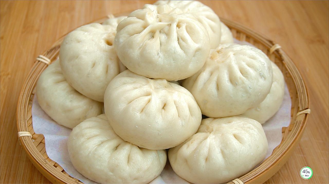 终于找到了素包子最好吃的做法,食材简单又营养,一顿3个不够吃