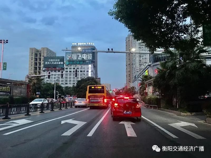 衡阳车主解放大道这个路口通行有变