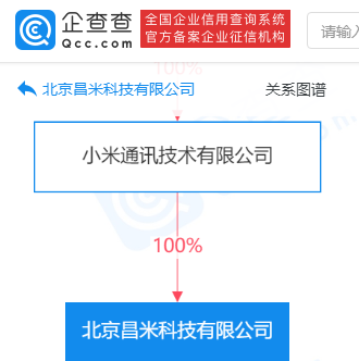 小米成立新公司，经营范围含汽车零配件销售等