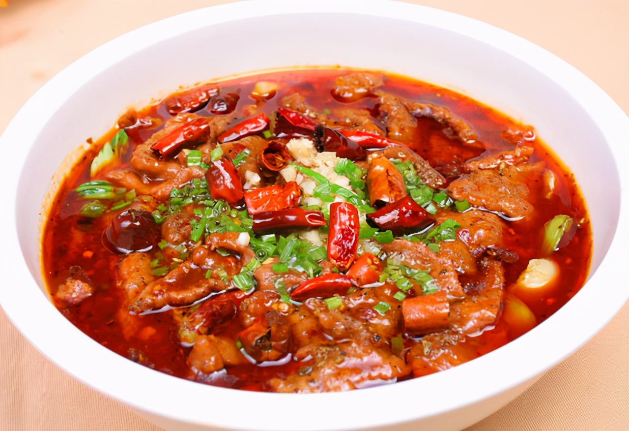 家常版水煮牛肉片川味十足麻辣鲜香只要10分钟简单又快手