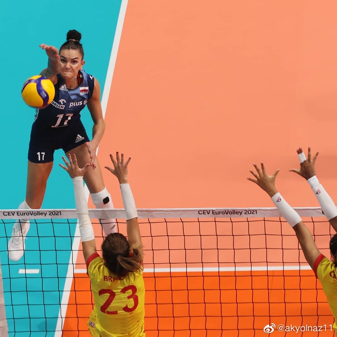 2021年女排欧锦赛小组赛b组,波兰3-0西班牙(25-15 25-15 25-8)