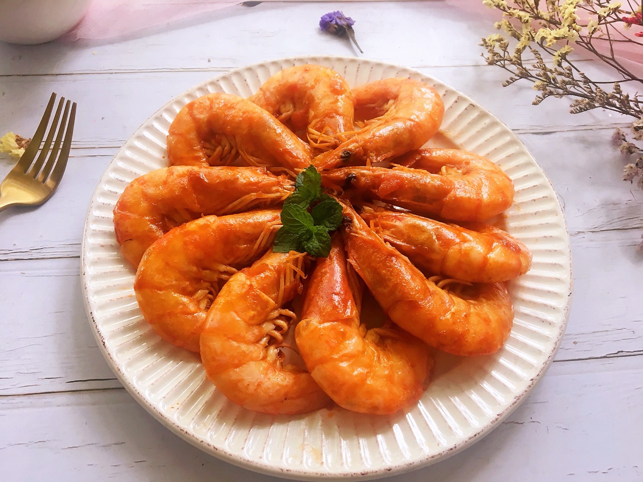 虾仁别再吃刺身了教你一道茄汁大虾鲜香无比细嫩q弹