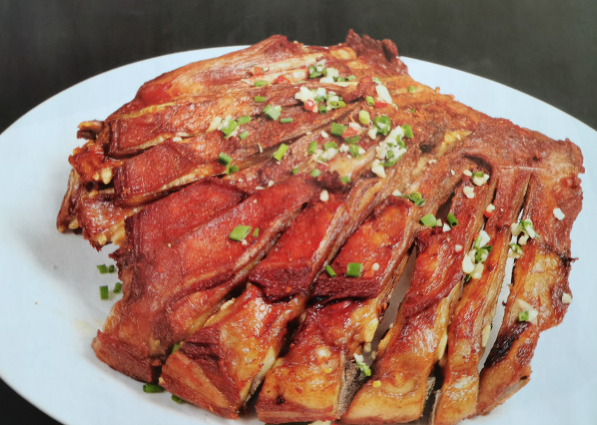 手撕羊排口感外焦脆色泽金黄