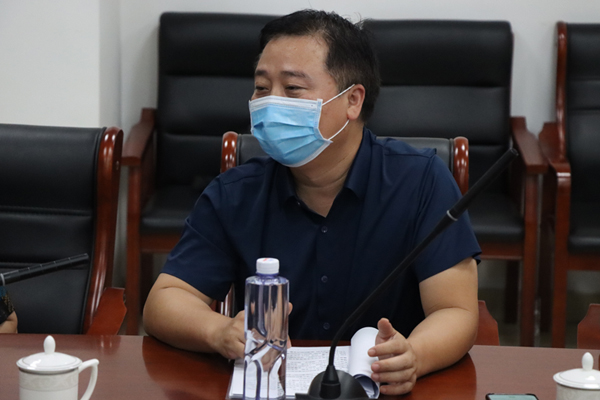 太原幼儿师范高等专科学校党委副书记刘香功(央广网 发 胡佳莹 摄)