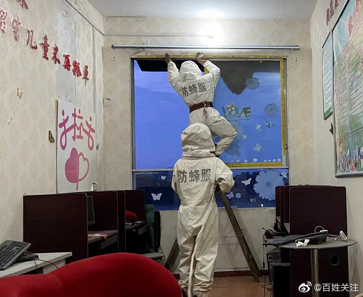 贵州一学校惊现巨型马蜂窝 直径达70厘米！休闲区蓝鸢梦想 - Www.slyday.coM