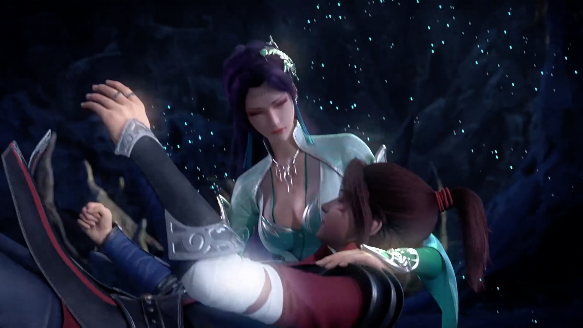 动漫人物志1云韵让萧炎管住手和嘴结果萧炎好像都没管住