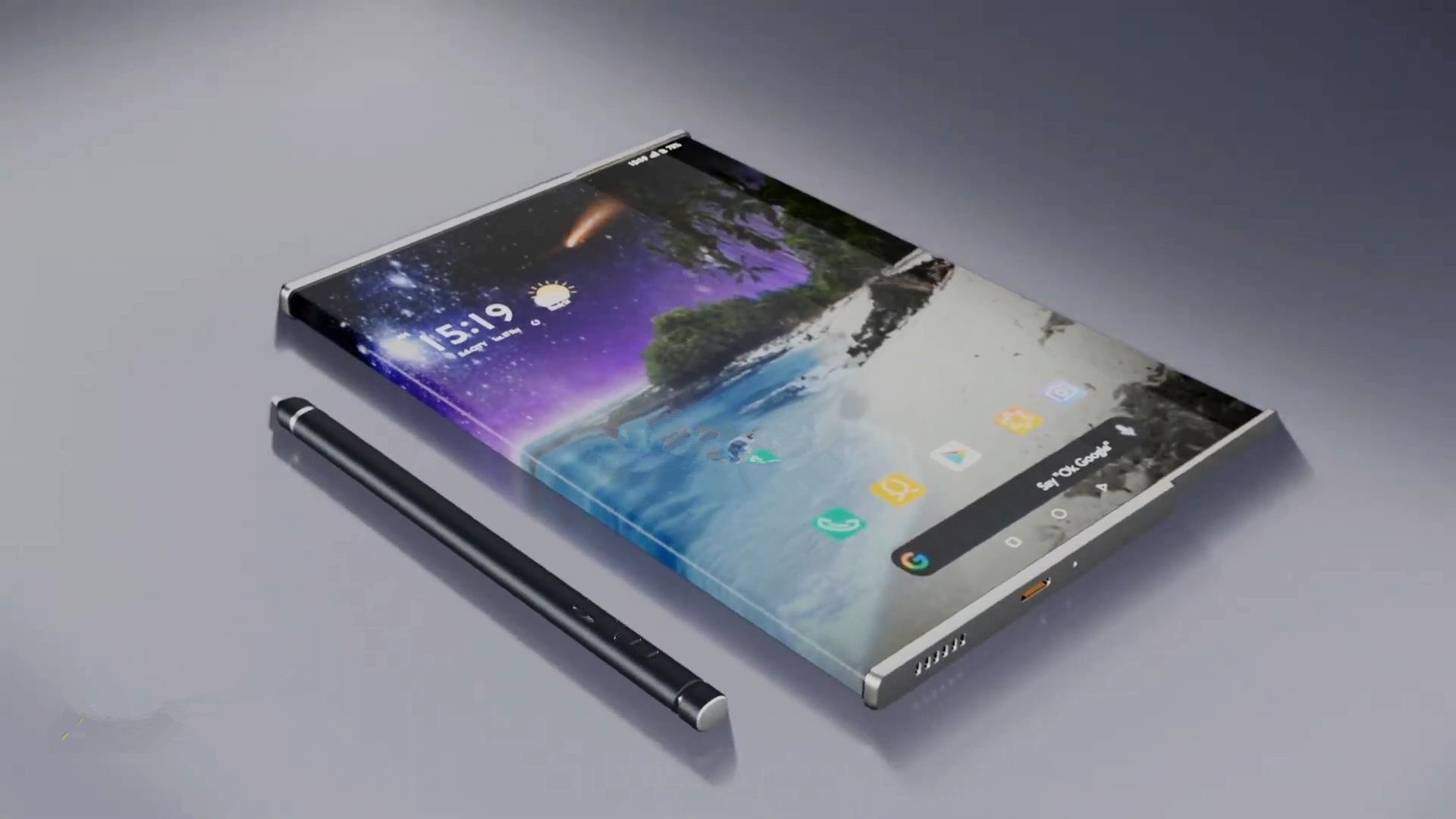 华为mate50pro渲染图抽拉式环绕一体屏有2个设计让人痛心