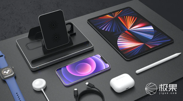 400块搞定苹果全家桶无线充电板还带磁吸要啥airpower