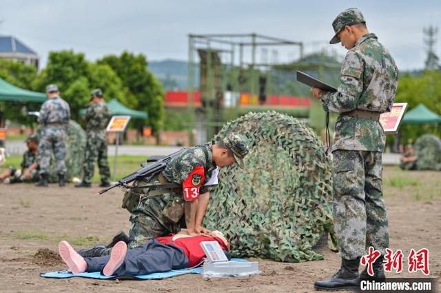 直击重庆武警后装专业兵比武现场十八般武艺齐亮相
