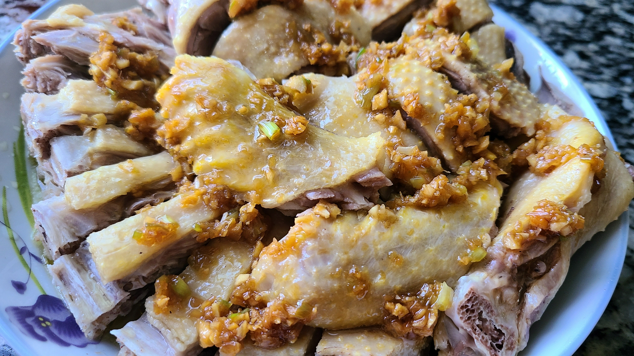 白切沙姜鸭的做法