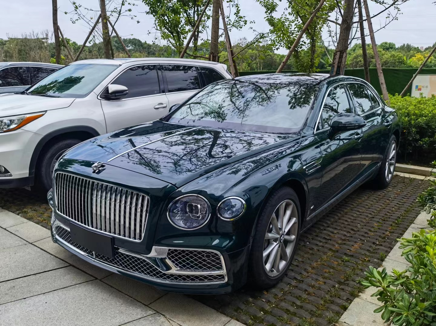 稀有碧玺绿外观颜色飞驰v8