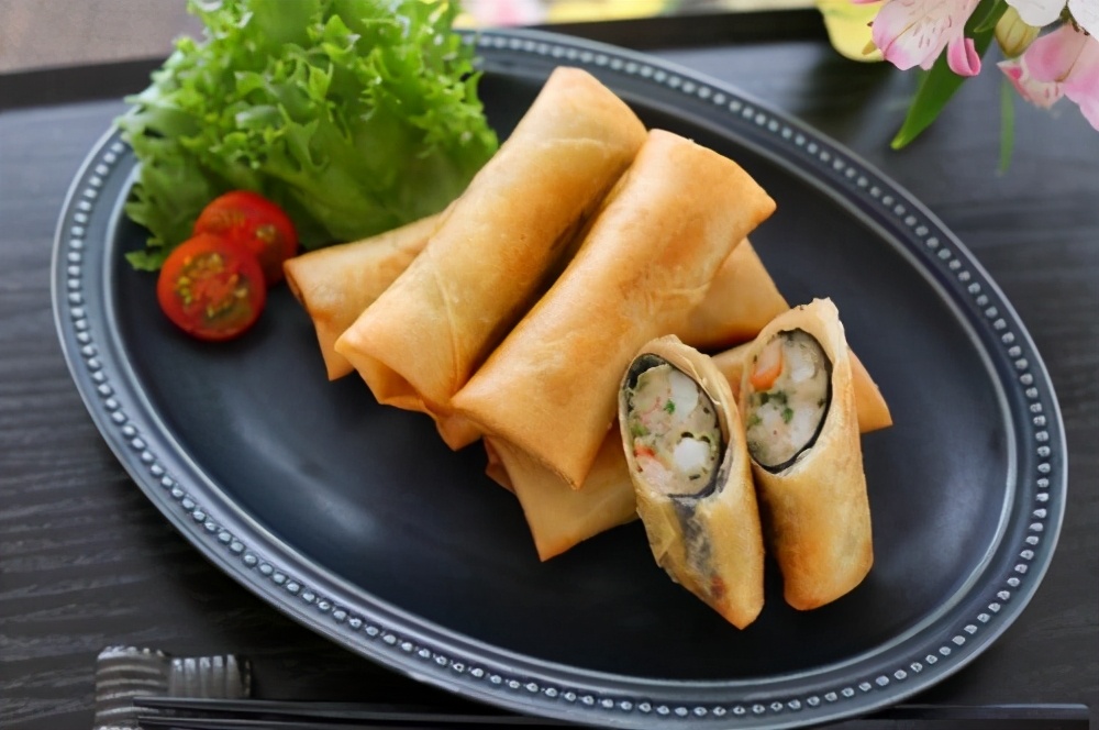 鲜虾猪肉春卷