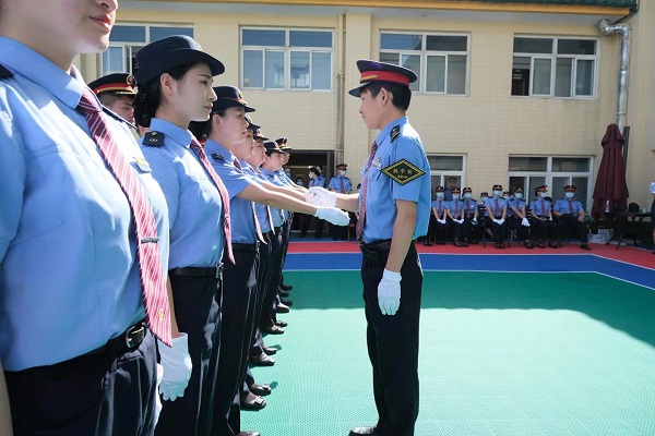 西安客运段服务礼仪大练兵青春绽放迎全运