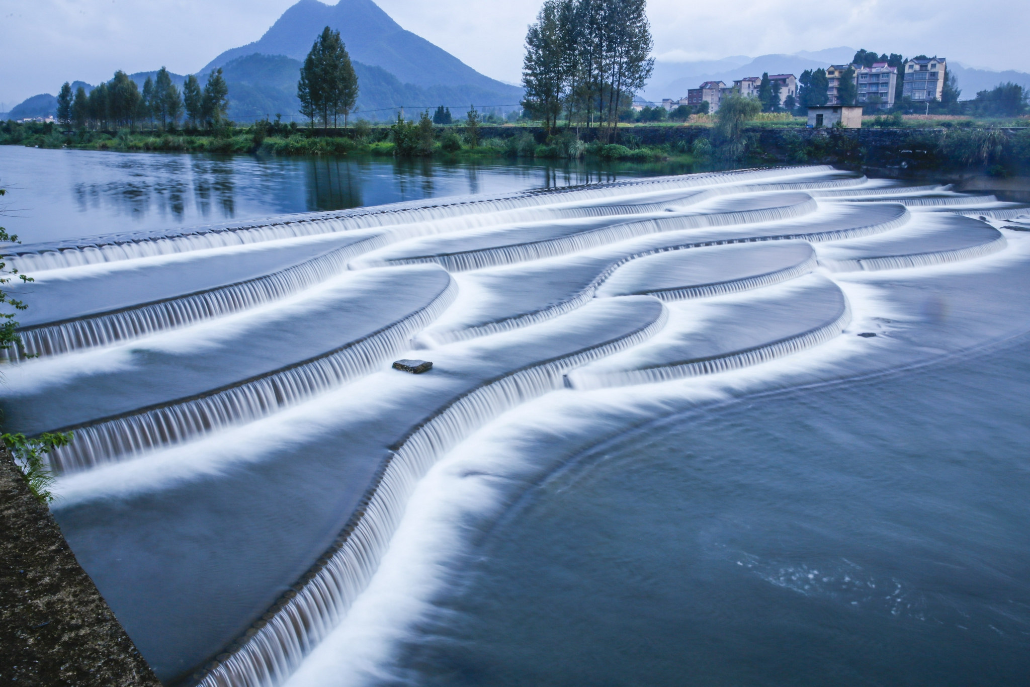 秀美鱼鳞坝|鱼鳞|淳安县|汾口镇_新浪新闻