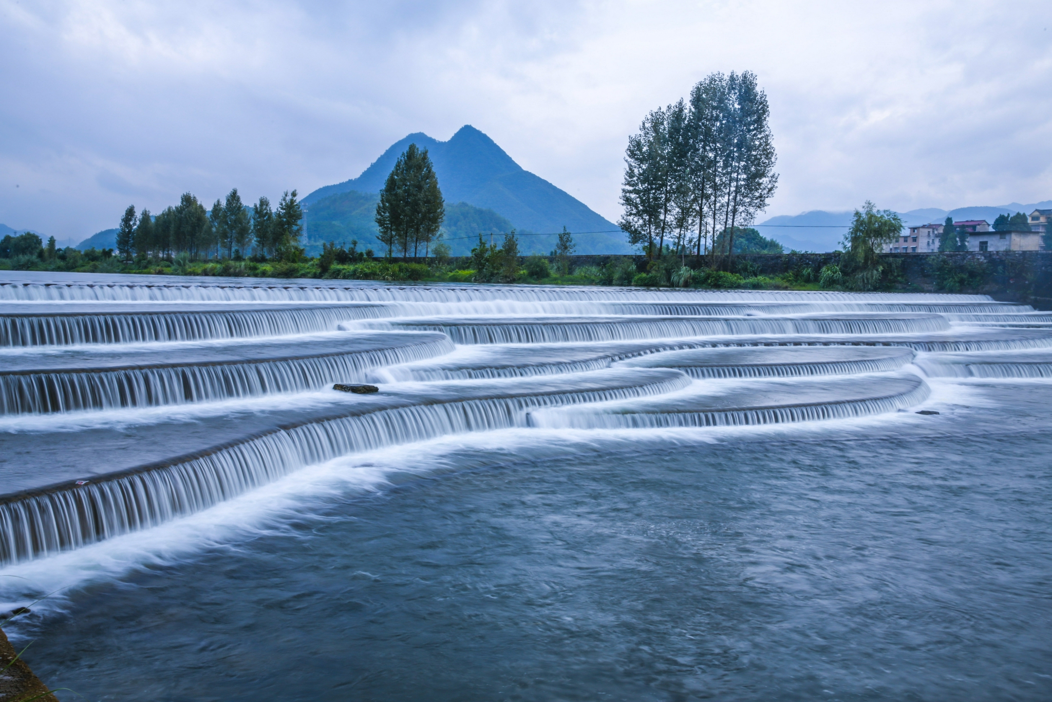 秀美鱼鳞坝|鱼鳞|淳安县|汾口镇_新浪新闻