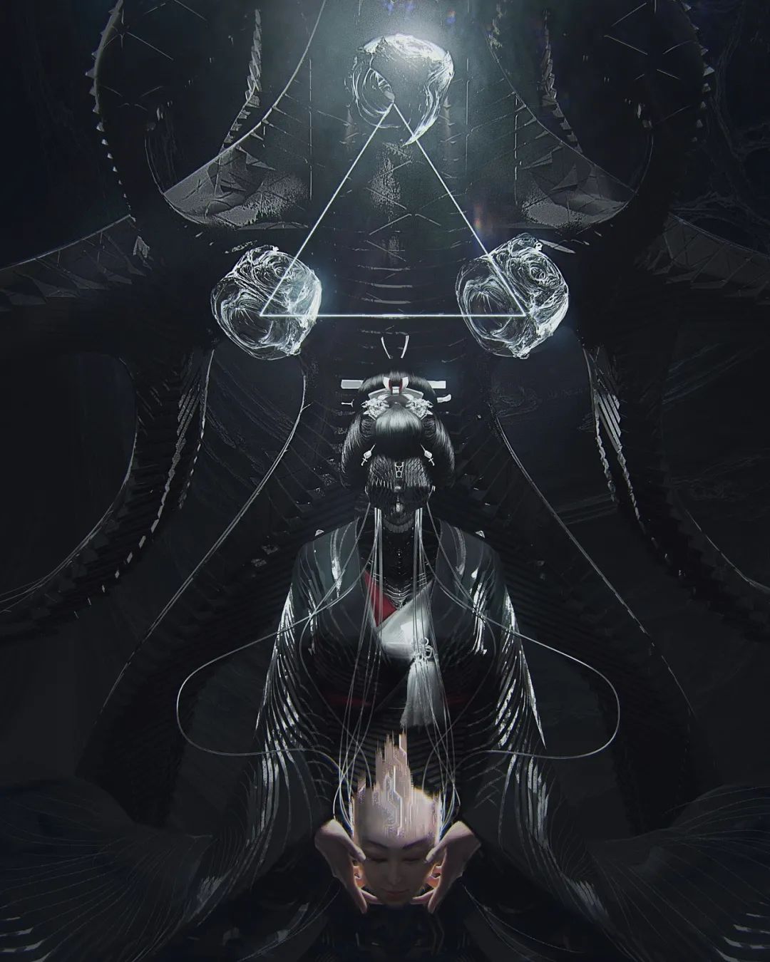 锁死ai基础研究的两个智子是什么