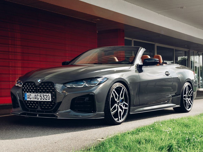 性能提升显著!宝马全新4系敞篷版改装套件发布,外观大幅升级