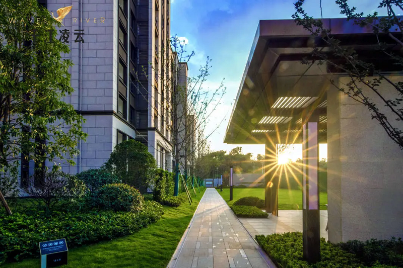 千江凌云交付小区实景图(央广网发&nbsp;千江凌云供图)