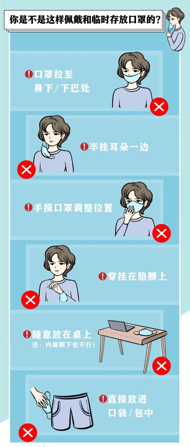 提醒!请不要这样错误对待你的口罩