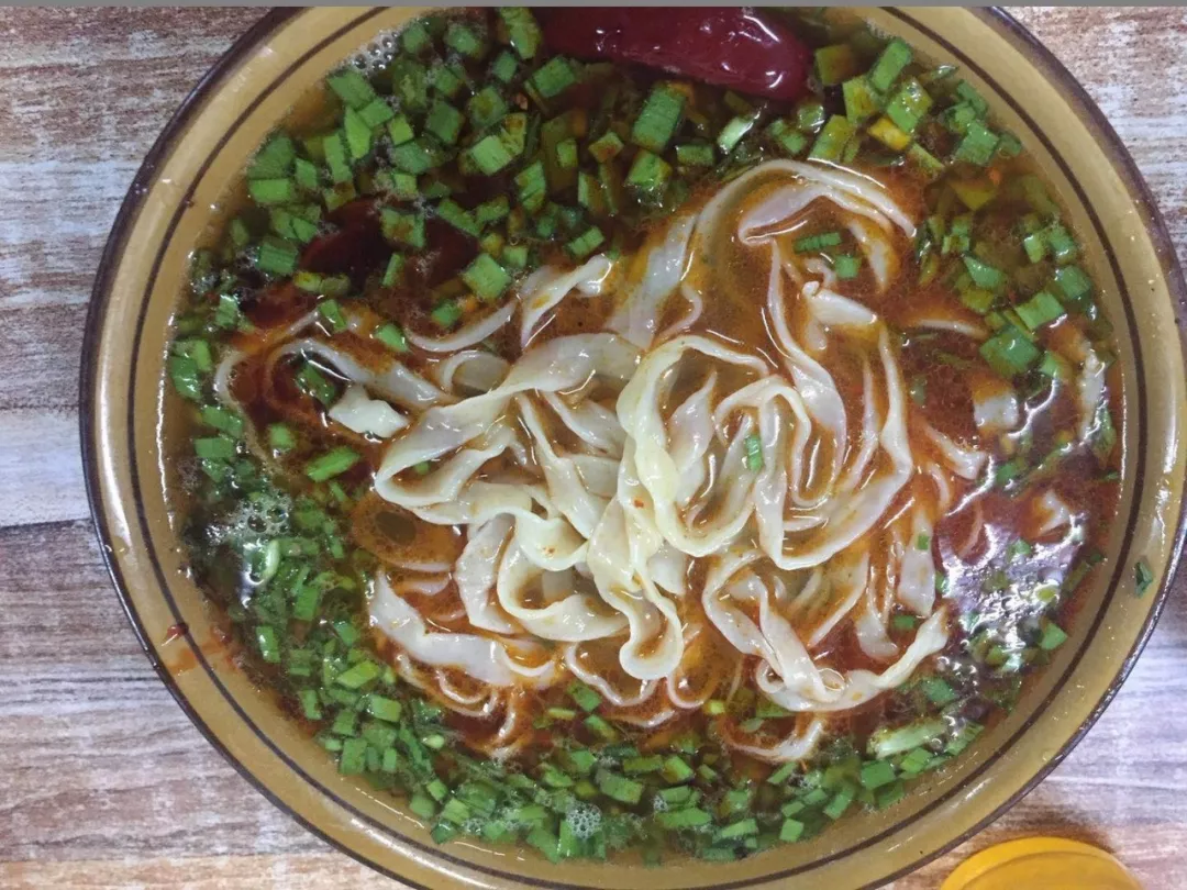陕西户县摆汤面,你吃过吗?
