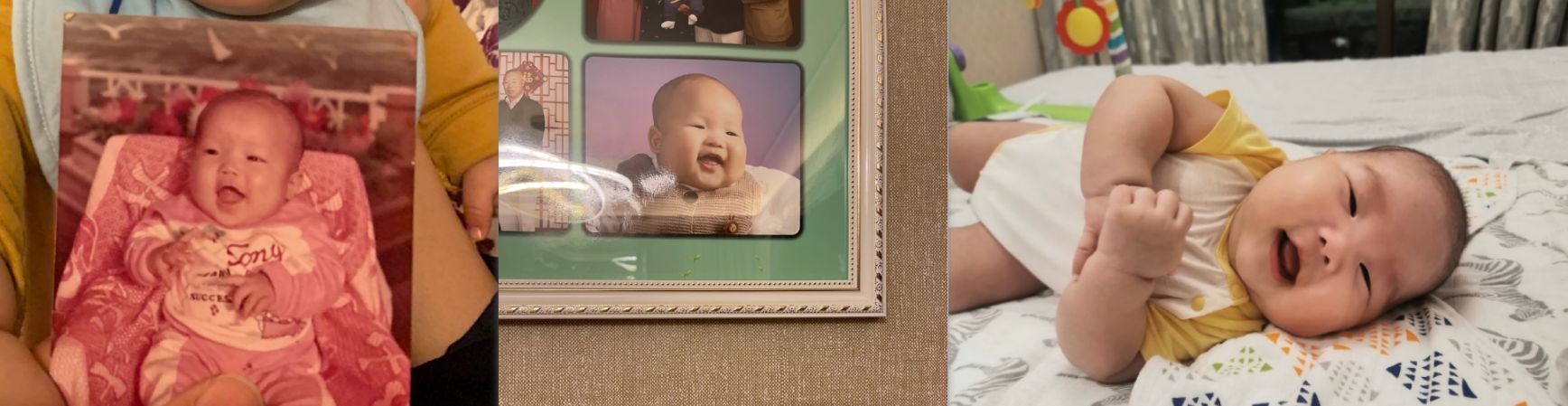 烧饼的长相大家都知道,小时候是能把狗吓一跳的人,也就是现在塑身减肥