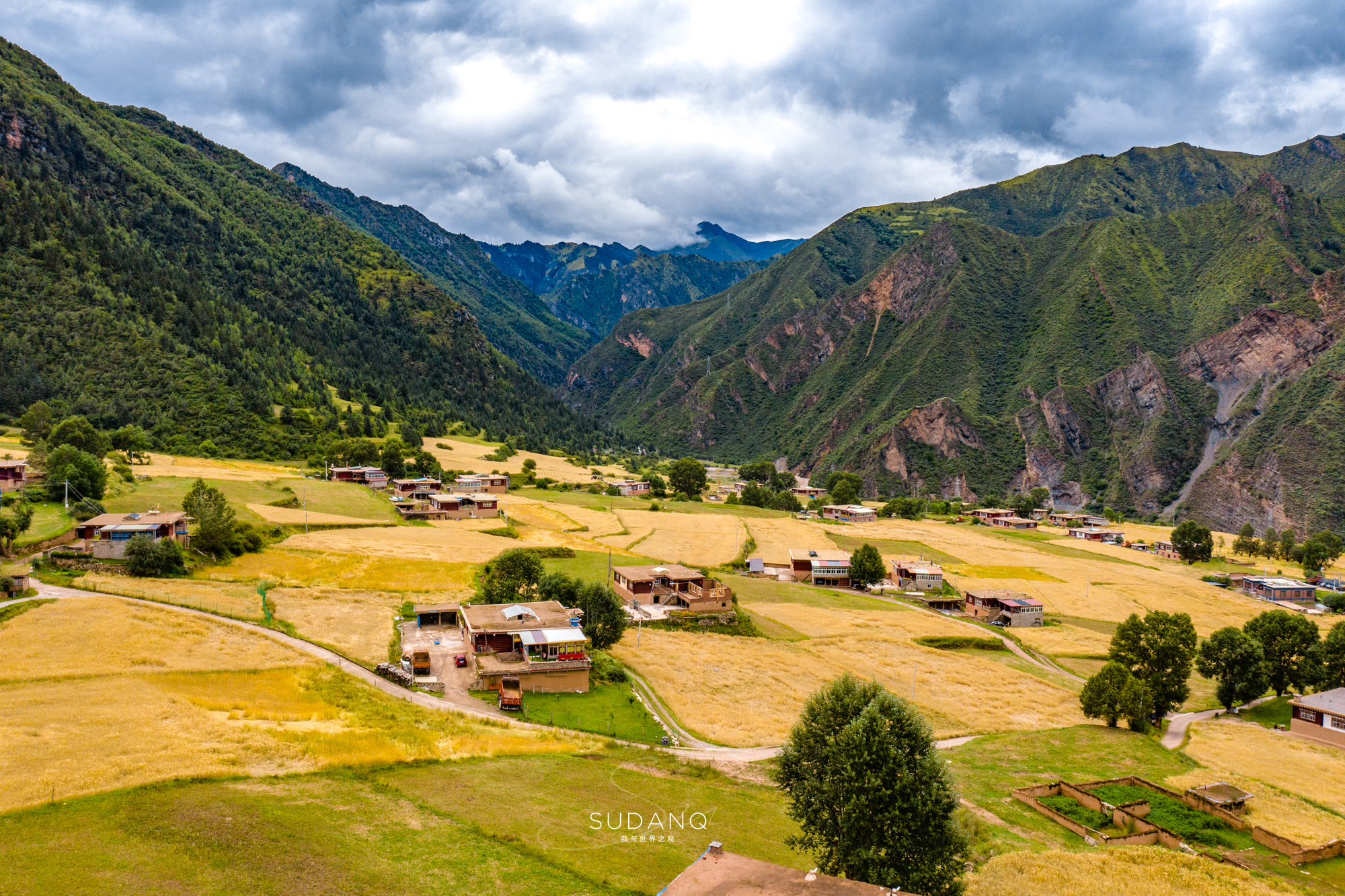317国道旁藏了个世外桃源堪称西藏秘境田园许多游客未曾去过