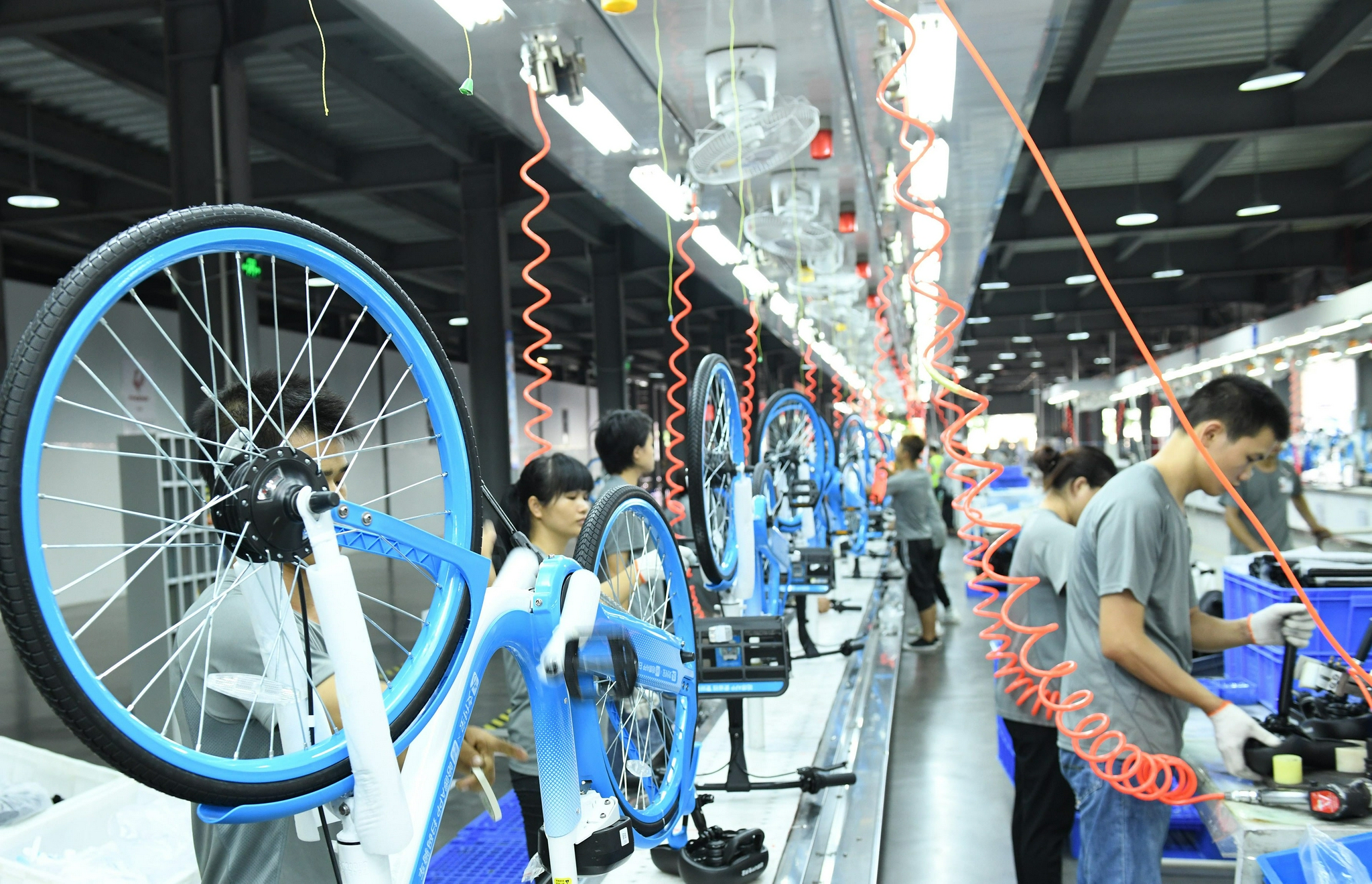 一辆好骑单车是怎么造出来的哈啰在佛山举办工厂开放日