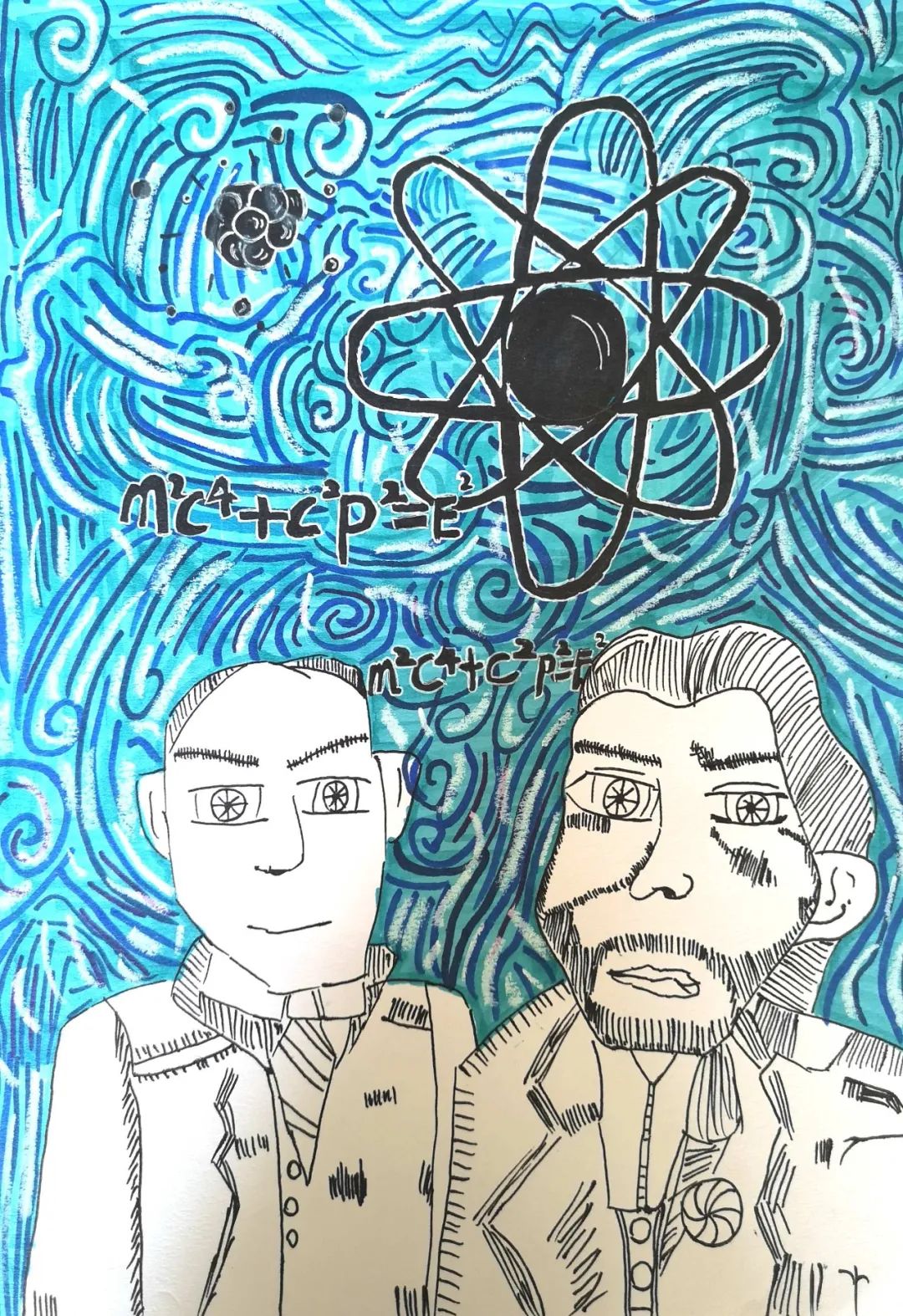 小小美术家眼中的核工业梵高撞费米主题画展作品选登