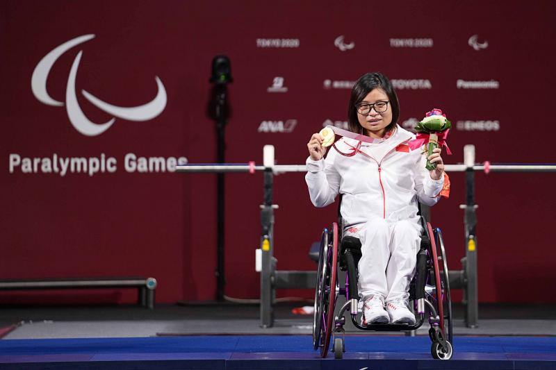 残奥会丨展现中国力量 举重队再揽三金一银