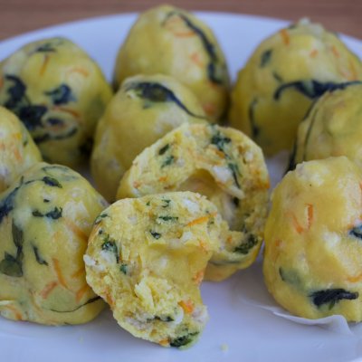 蔬菜鸡肉窝窝头