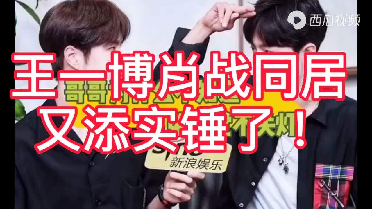 肖战王一博在一起实锤?看完我都震惊了