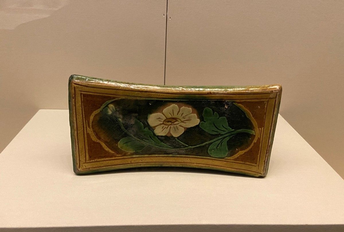 国博:一批漂亮金代三彩瓷枕,是河津窑考古新成果