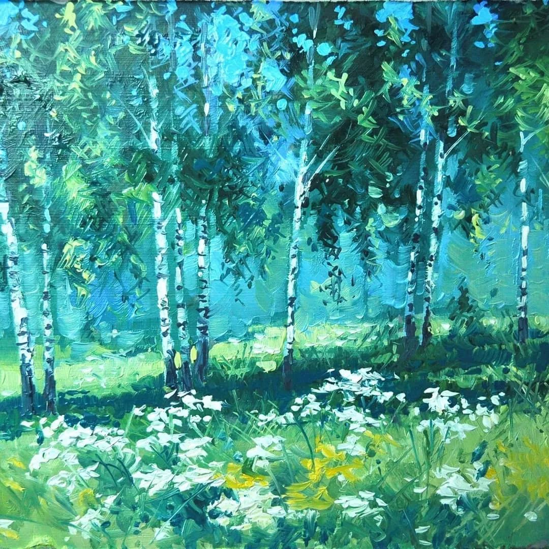 能够带你走进森林深处感受绿色自然气息的风景画