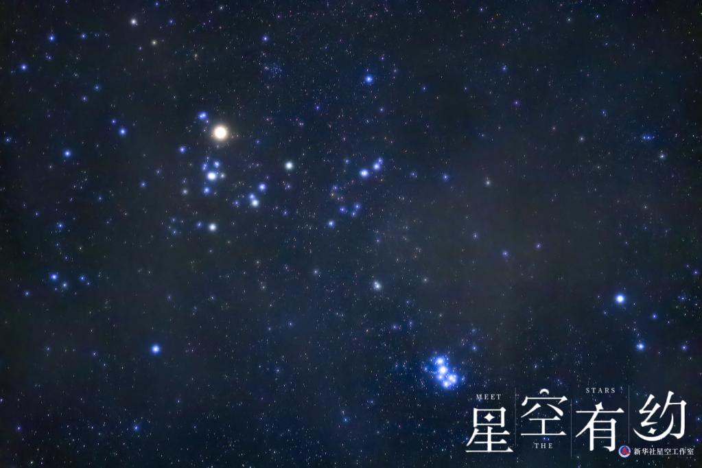 北京市天文爱好者王俊峰2019年12月27日在云南红河拍摄的金牛座。（本人供图）