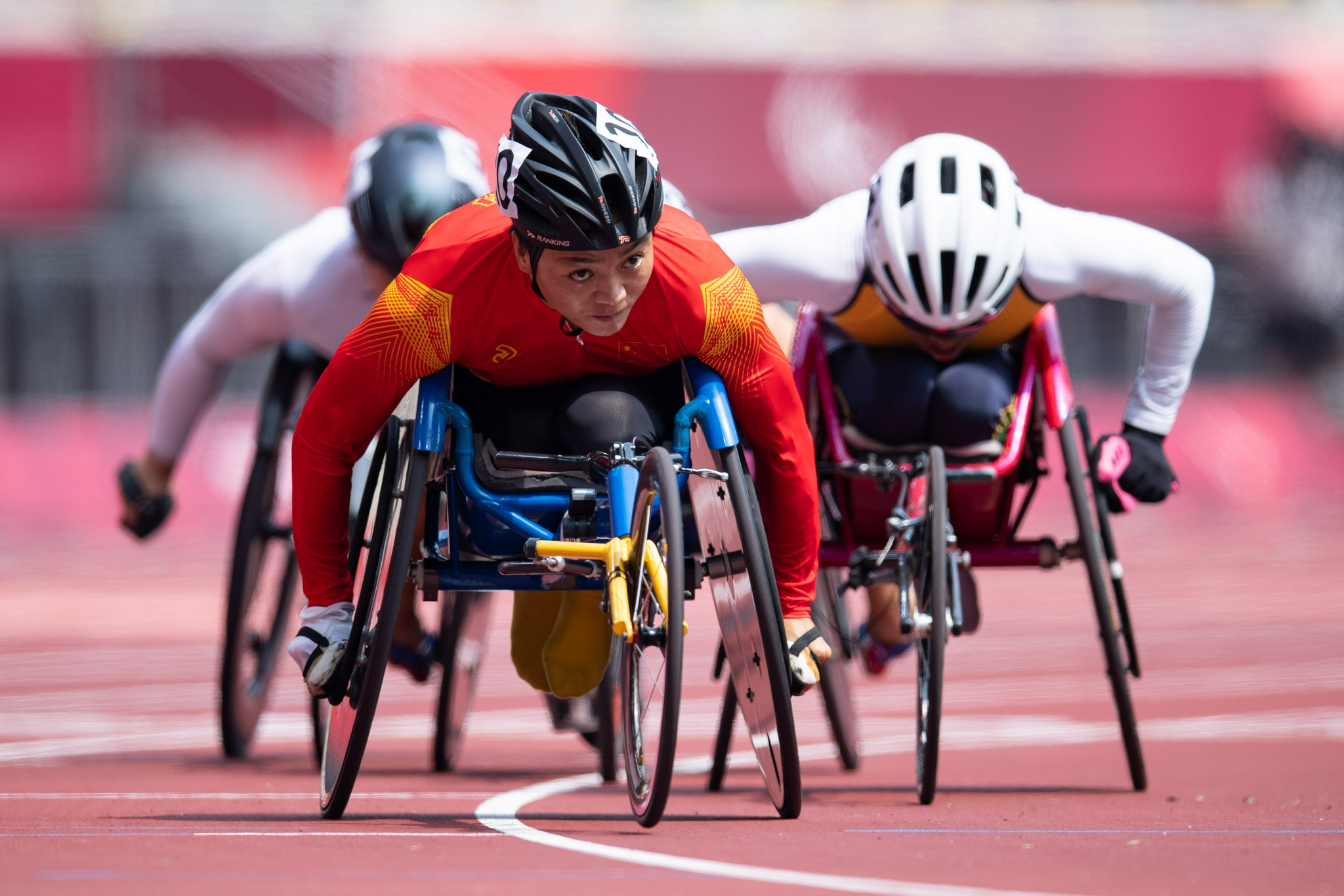 轮椅竞速:邹丽红刷新女子5000米t54级亚洲纪录|田径|亚洲纪录|残奥会
