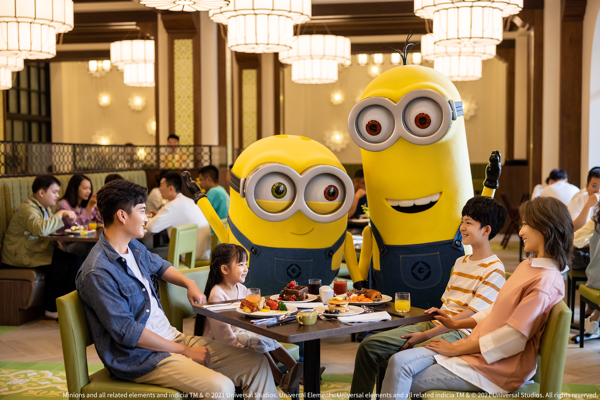 儿童天地酒店的小小宾客们还可在电影主题的儿童天地开启专属电影之旅