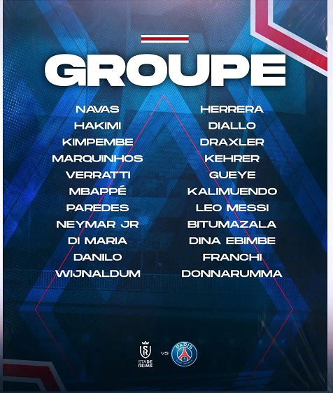 巴黎公布周末联赛大名单！梅西进入大名单，他能上演巴黎首秀吗？休闲区蓝鸢梦想 - Www.slyday.coM