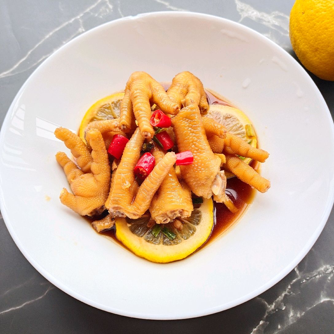 网红柠檬鸡爪酸辣美味健康好吃