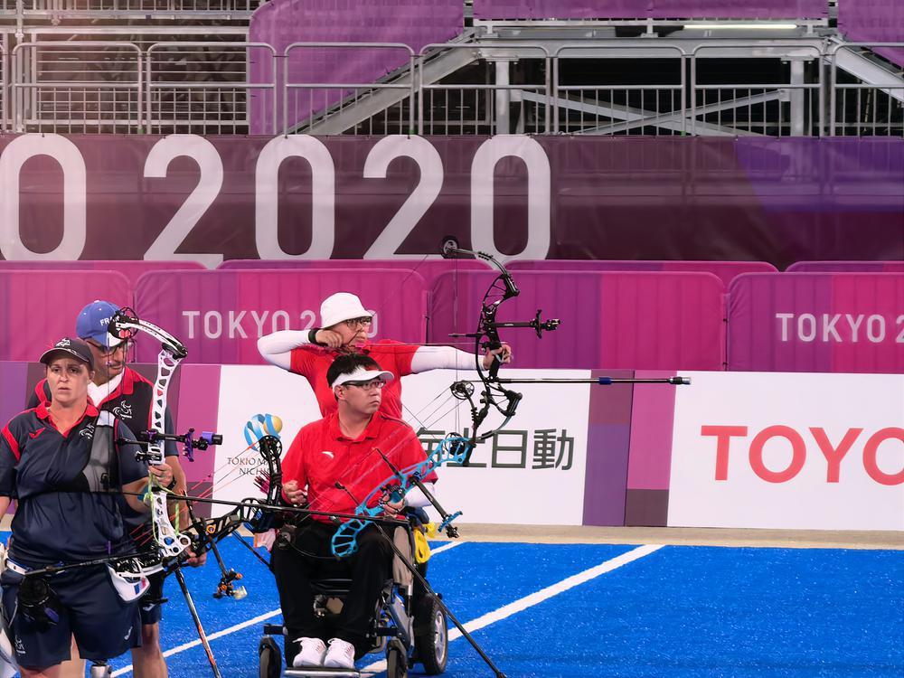 东京残奥会|广东第2金!林月珊,何梓豪获混合公开级复合弓团体赛金牌