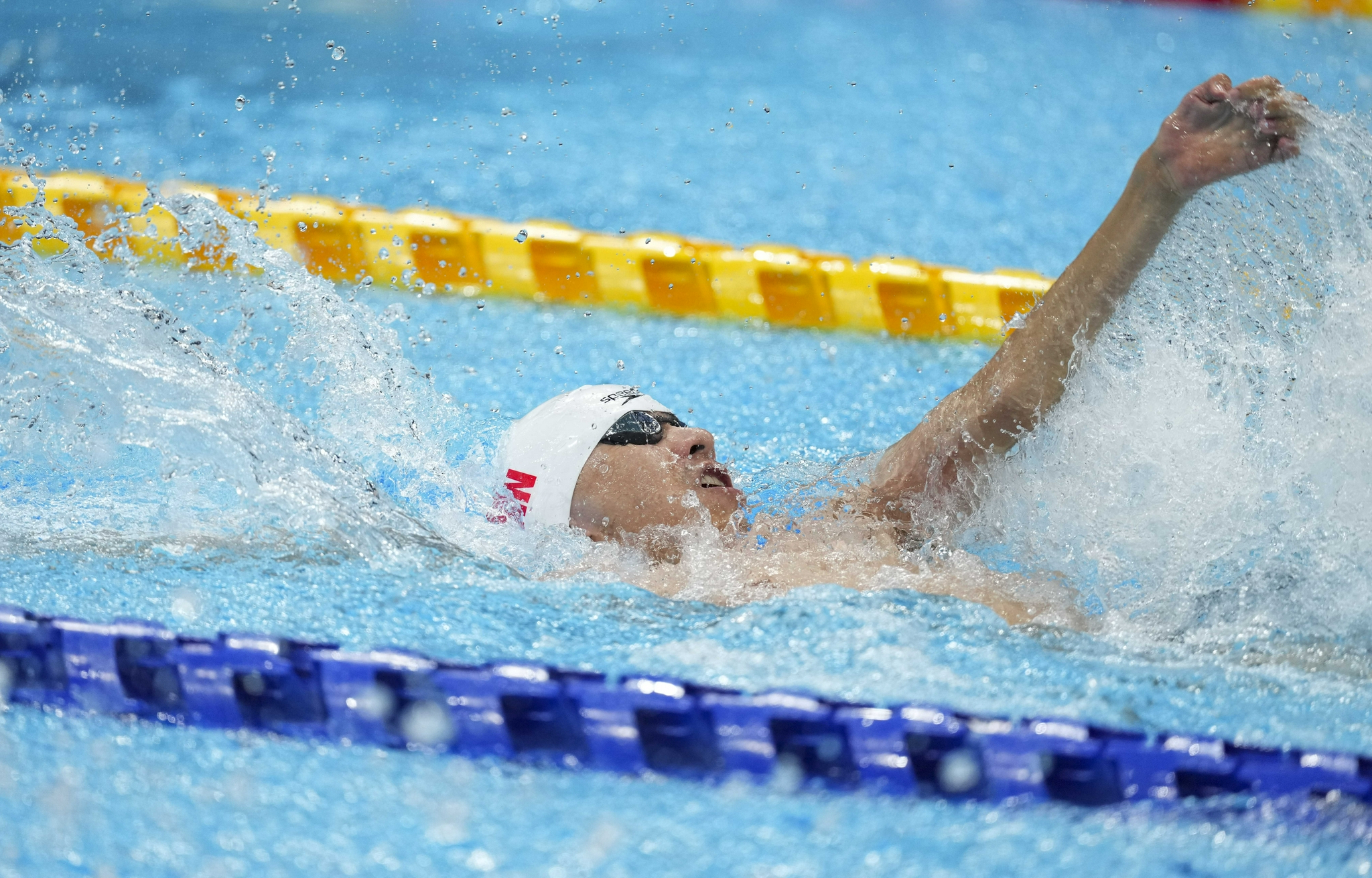 游泳——邹连康夺得男子50米仰泳s3级冠军