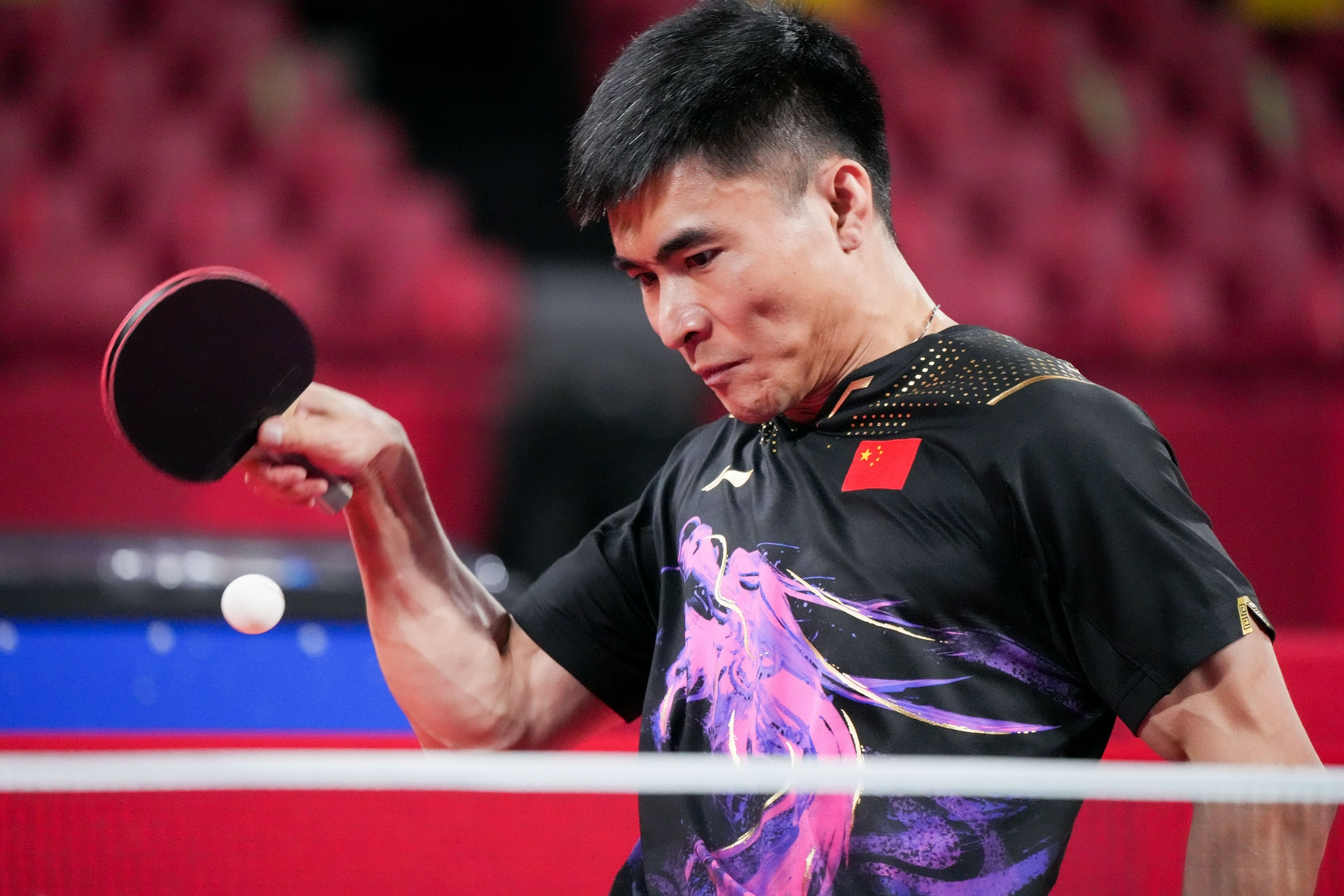 乒乓球——曹宁宁获得男子单打5级银牌